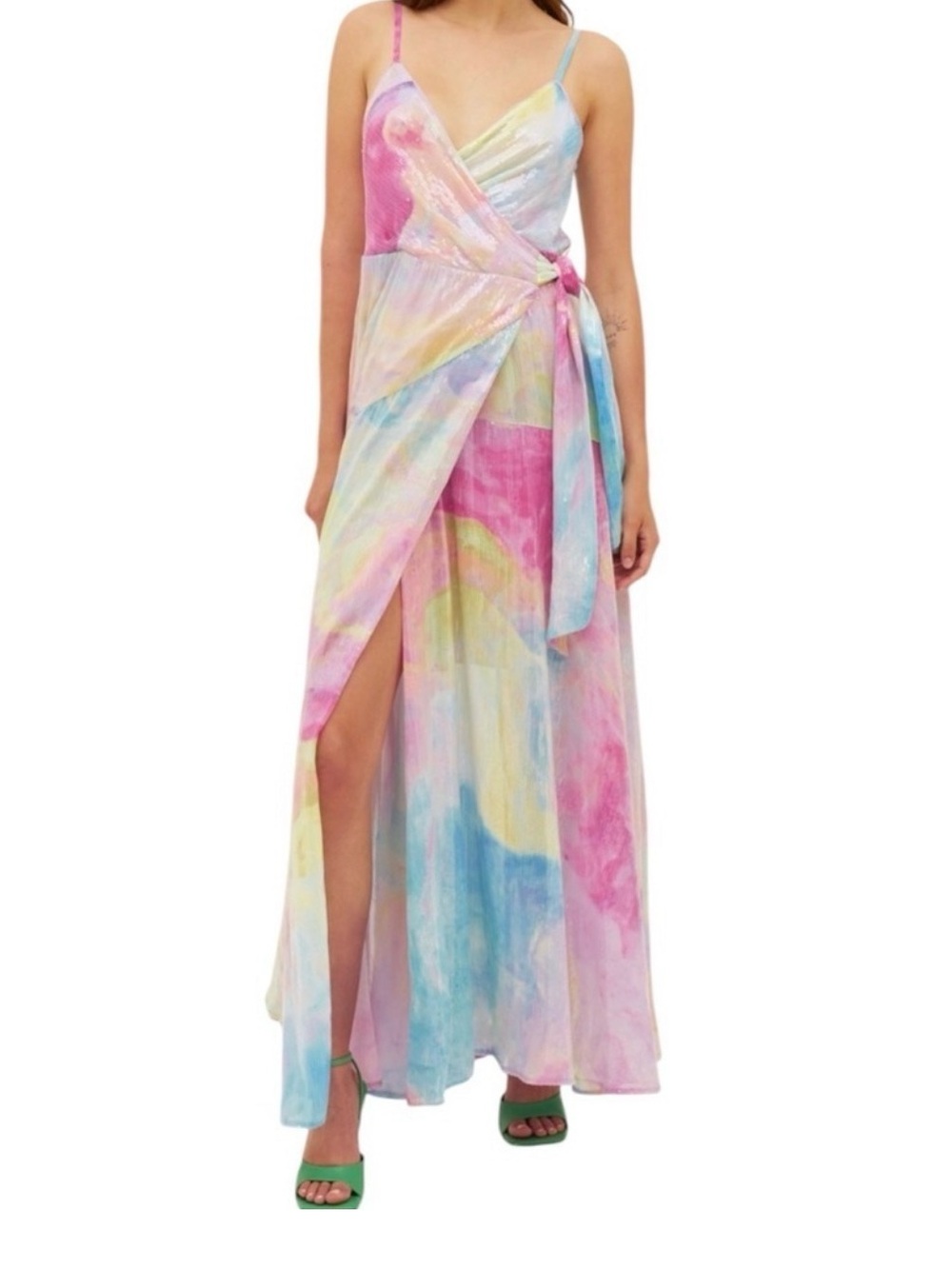 Hutch Alden Rainbow Sequin Dress